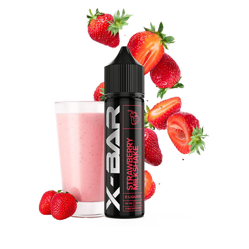 E-liquide 50ml Milkshake Fraise