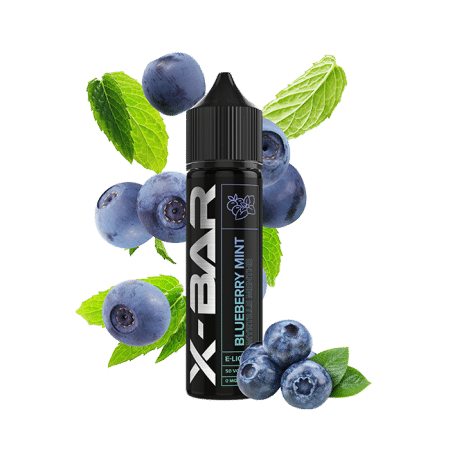 E-liquide 50ml Myrtille Menthe