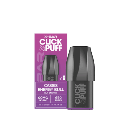 Click & Puff - Pod - Blackcurrant Energy bull