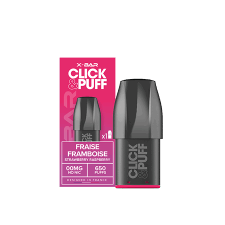 Click & Puff - Pod - Strawberry Raspberry