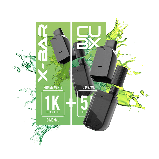 CUBX 2 Pods - Pomme Verte